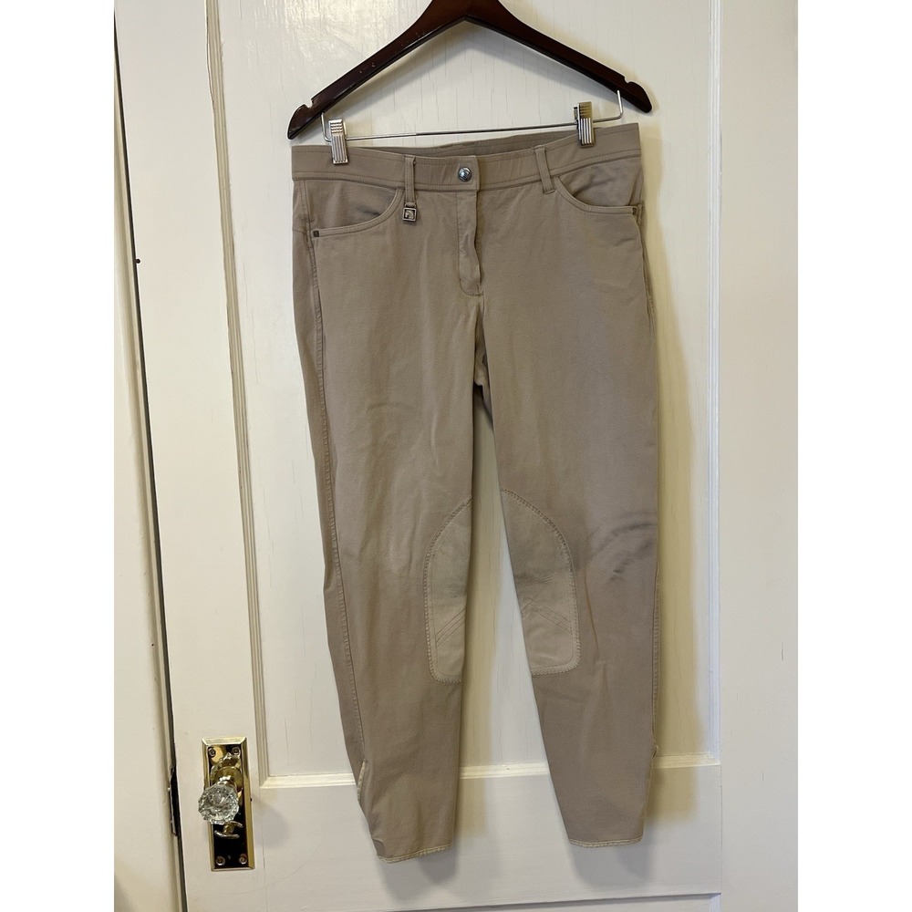 Romfh Tan Riding Breeches Jumpsuit-Style Pants